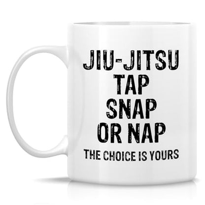 Funny Jiu-Jitsu or Humorous Gift for | Ceramic Coffee Mug | 11 OZ