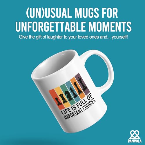 Life Is Full of Important Choices Chess Gifts | Ceramic Coffee Mug | 11 OZ