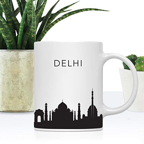 Tourist Travel Souvenir Gift Delhi India | Ceramic Coffee Mug | 11 OZ