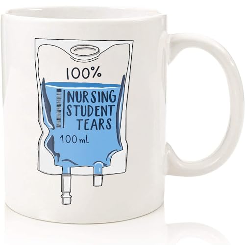 Funny Nurse 100 Nursing Student Tears Gifts | Ceramic Coffee Mug | 11 OZ
