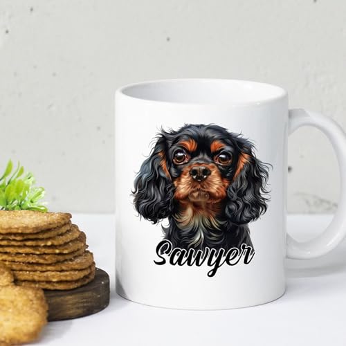 Cavalier King Charles Spaniel Personalized | Customised Coffee Mug | 11 OZ
