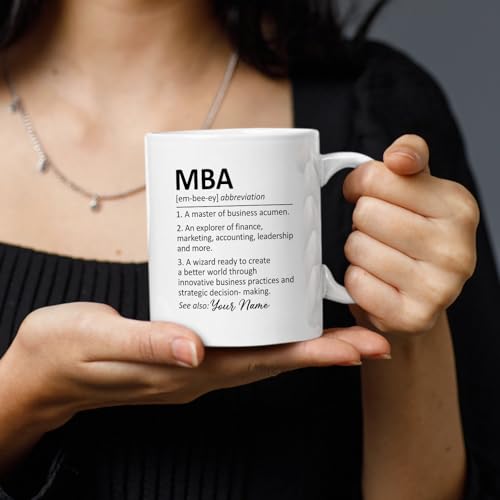 MBA Definition Personalized Gift For Master | Customised Coffee Mug | 11 OZ