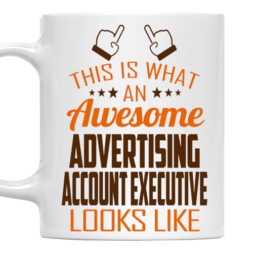 Awesome Advertising Account Executive This Is | Ceramic Coffee Mug | 11 OZ