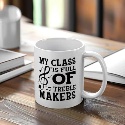 YHRJWN Music Teacher Appreciation Gifts My | Ceramic Coffee Mug | 11 OZ
