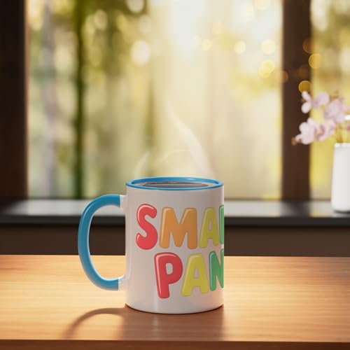 Funny SMARTIE PANTS Smarty Genius Braniac | Ceramic Coffee Mug | 11 OZ