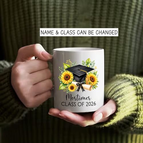 Personalized Name Class Graduate Graduation | Customised Coffee Mug | 11 OZ