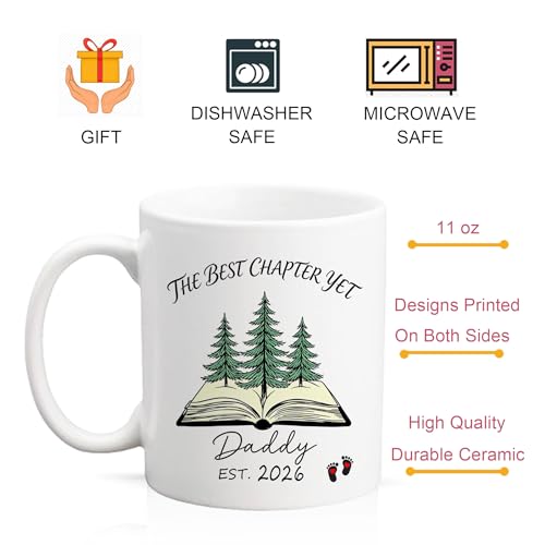 Daddy Est 2026 Gifts The Best Chapter Yet | Ceramic Coffee Mug | 11 OZ
