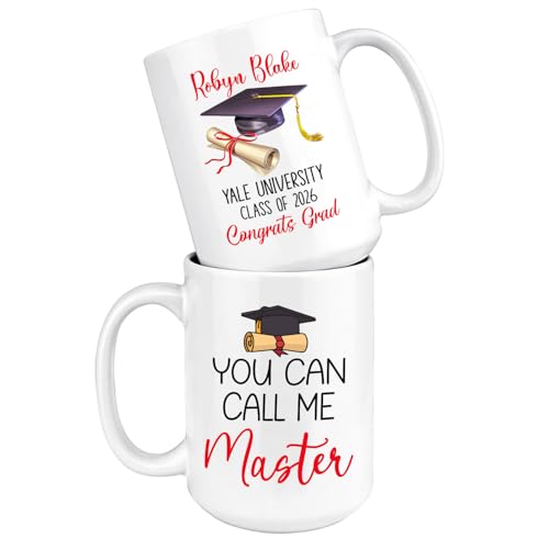 Personalized Graduation Travel Custom Name | Customised Coffee Mug | 11 OZ