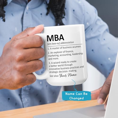 MBA Definition Personalized Gift For Master | Customised Coffee Mug | 11 OZ