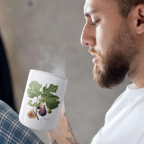 Fruit Themed Unique Fig Travel Customized | Customised Coffee Mug | 11 OZ