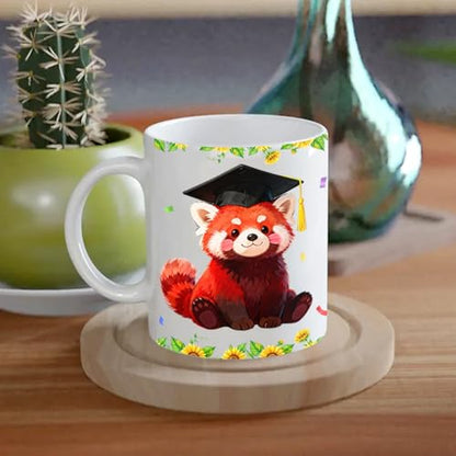 Personalized Graduation Panda Accent Custom | Customised Coffee Mug | 11 OZ