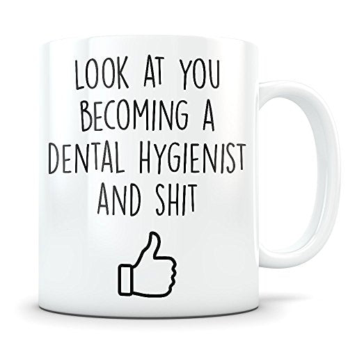 Dental Hygienist Graduation Gifts Hygiene | Ceramic Coffee Mug | 11 OZ