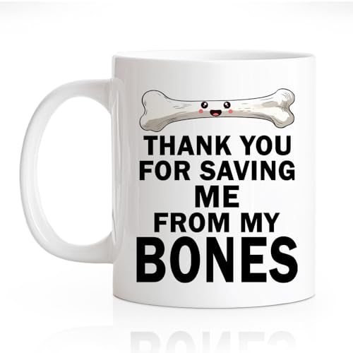 RZHV Thank You For Saving Me From My Doctorate | Ceramic Coffee Mug | 11 OZ