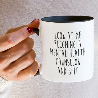 Funny Mental Health Counselor or Graduate | Ceramic Coffee Mug | 11 OZ