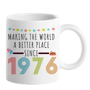 Choinn 50th Birthday Gifts for Women Funny 50 | Ceramic Coffee Mug | 11 OZ