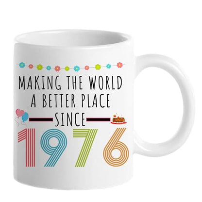 Choinn 50th Birthday Gifts for Women Funny 50 | Ceramic Coffee Mug | 11 OZ