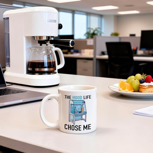 The Hood Life Chose Me Funny Science Lab Theme | Ceramic Coffee Mug | 11 OZ