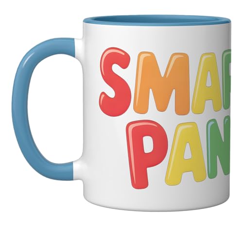 Funny SMARTIE PANTS Smarty Genius Braniac | Ceramic Coffee Mug | 11 OZ