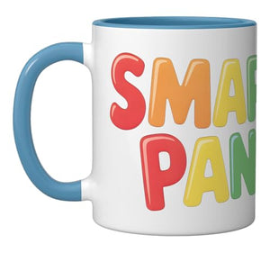 Funny SMARTIE PANTS Smarty Genius Braniac | Ceramic Coffee Mug | 11 OZ