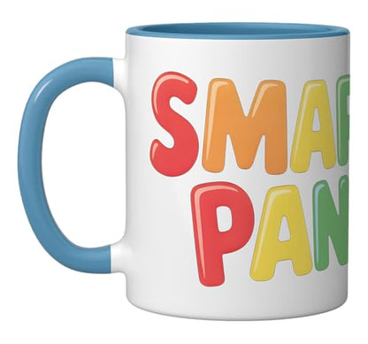 Funny SMARTIE PANTS Smarty Genius Braniac | Ceramic Coffee Mug | 11 OZ