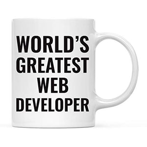 Gift for Men or Women World s Greatest Web | Ceramic Coffee Mug | 11 OZ