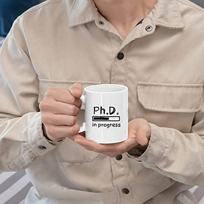 PhD in Progress Future Dr Doctor Gifts Medical | Ceramic Coffee Mug | 11 OZ