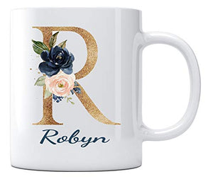Happy Mothers Day with Name Robyn Best Gifts | Ceramic Coffee Mug | 11 OZ