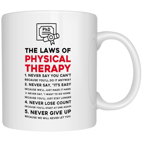 Laws Of Physical Therapy PT DPT Graduation | Ceramic Coffee Mug | 11 OZ