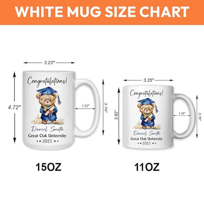Personalized Graduation Customized | Customised Coffee Mug | 11 OZ