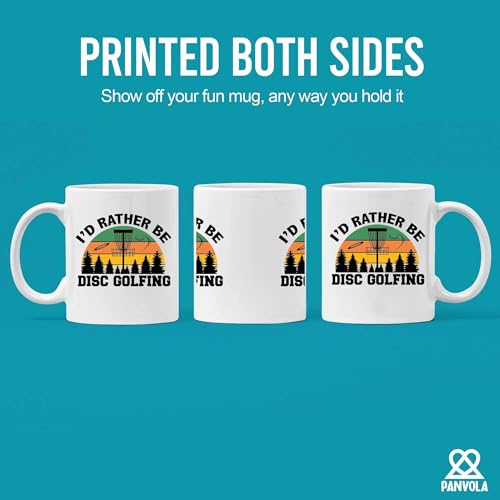 I d Rather Be Disc Golfing Golf Gifts Funny | Ceramic Coffee Mug | 11 OZ