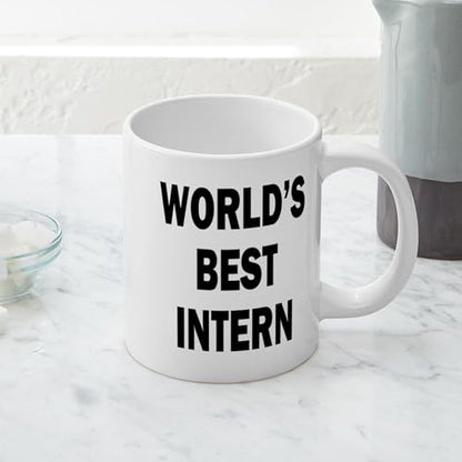 World s Best Intern Mega | Ceramic Coffee Mug | 11 OZ