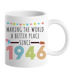 80th Birthday Gifts for Women Funny 80 Year | Ceramic Coffee Mug | 11 OZ
