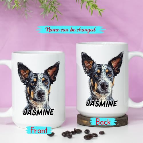Personalized Heeler Awesome Customized Name | Customised Coffee Mug | 11 OZ