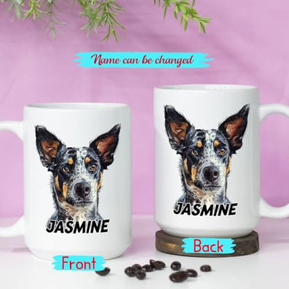 Personalized Heeler Awesome Customized Name | Customised Coffee Mug | 11 OZ
