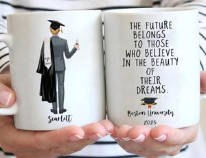 Custom Graduation w Names Text Options for | Customised Coffee Mug | 11 OZ