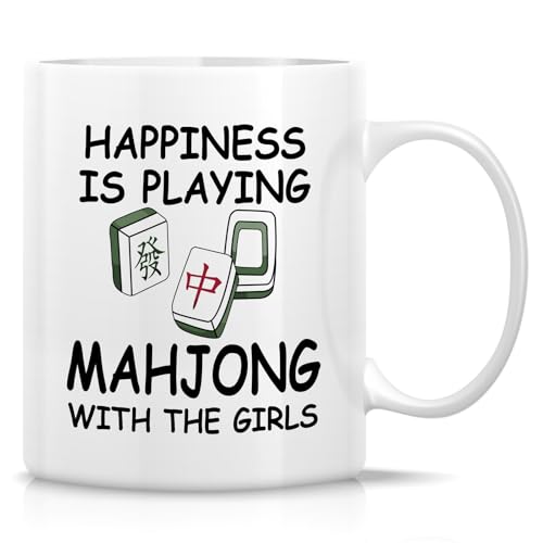 Funny Mahjong Lover or Humorous Sarcastic Gift | Ceramic Coffee Mug | 11 OZ