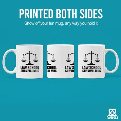 Law School Survival Future Lawyer Gifts | Ceramic Coffee Mug | 11 OZ