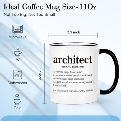 Architecture Gifts Christmas for Architects | Ceramic Coffee Mug | 11 OZ