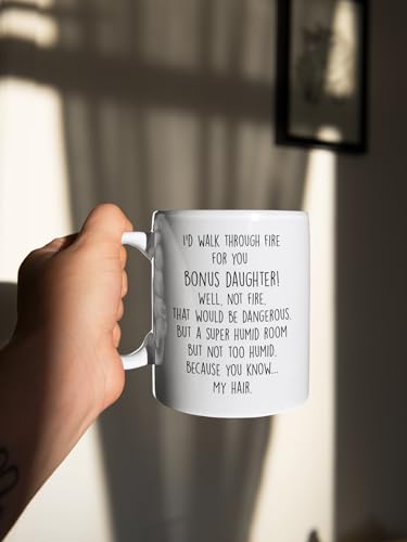 Birthday gifts for Bonus Daughter from Stepmom | Ceramic Coffee Mug | 11 OZ