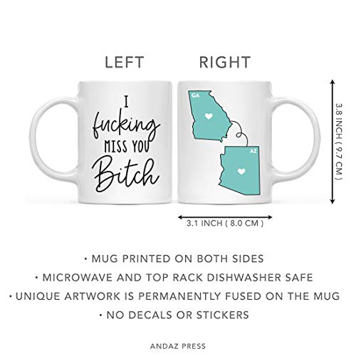 Funny Rude Long Distance Self Graduate | Ceramic Coffee Mug | 11 OZ