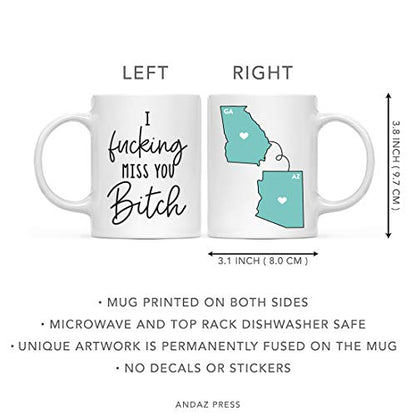 Funny Rude Long Distance Self Graduate | Ceramic Coffee Mug | 11 OZ