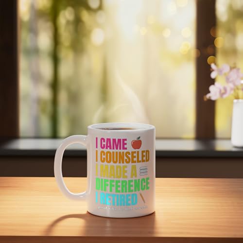 I Came Counseled Proud School Counselor | Ceramic Coffee Mug | 11 OZ
