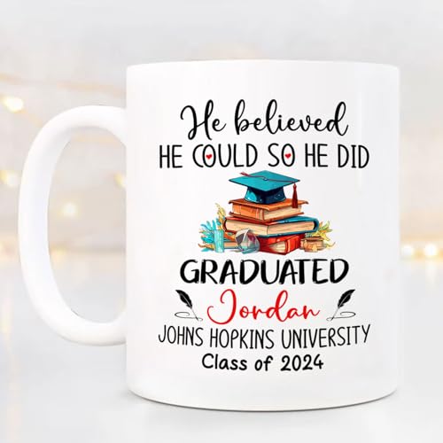Personalized Graduation Class of 2026 He | Customised Coffee Mug | 11 OZ