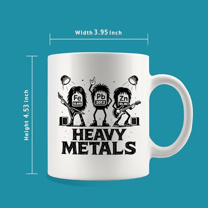 Chemistry Heavy Metals Gifts Science Lovers | Ceramic Coffee Mug | 11 OZ