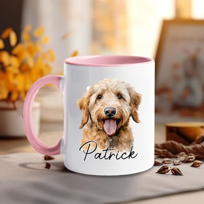 Goldendoodle Personalized Dogs Dog Accent | Customised Coffee Mug | 11 OZ