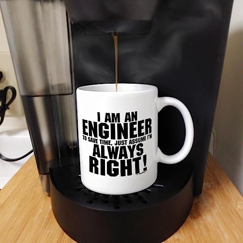ThisWear Engineer Gift I m Save Time Assume | Ceramic Coffee Mug | 11 OZ