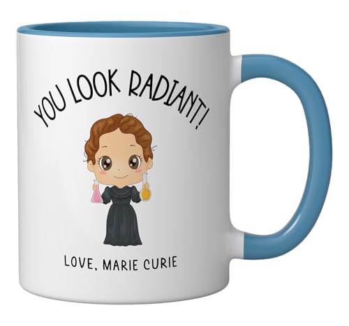 Funny Marie Curie Science Chemistry Radium | Ceramic Coffee Mug | 11 OZ