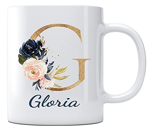 Mothers Day Presents with Name Gloria Gift | Ceramic Coffee Mug | 11 OZ