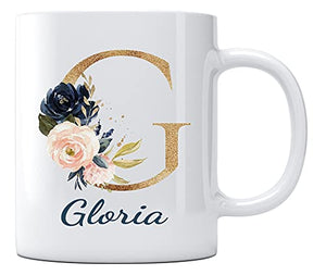 Mothers Day Presents with Name Gloria Gift | Ceramic Coffee Mug | 11 OZ
