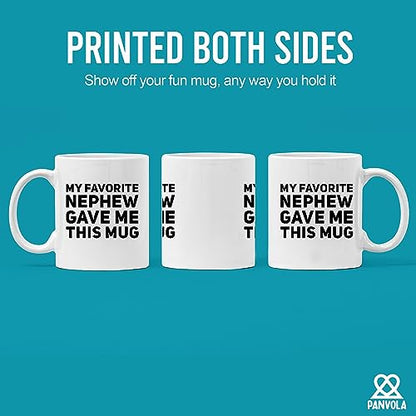 My Favorite Nephew Gave Me This Gift To Uncle | Ceramic Coffee Mug | 11 OZ